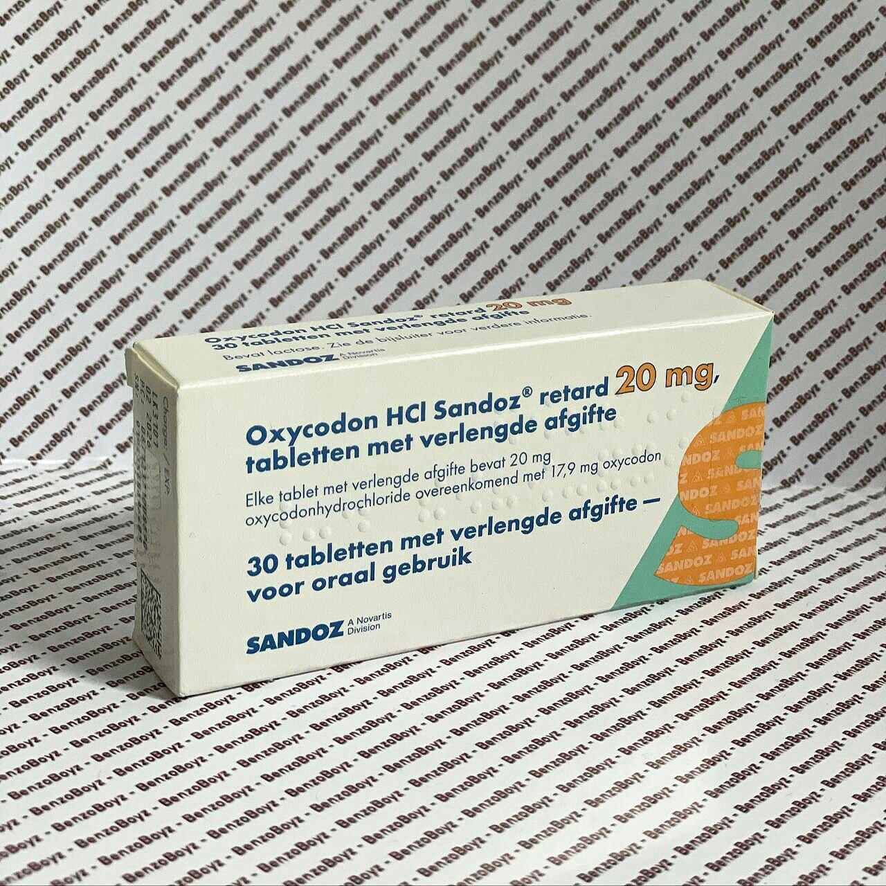 OXYCODON HCI SANDOZ RETARD 20MG