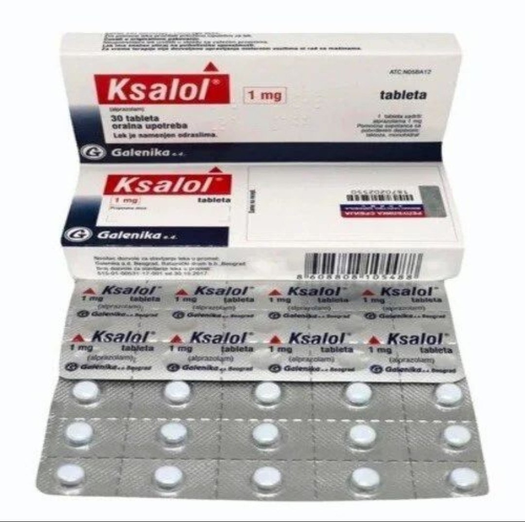 Xanax Alprazolam 1mg Brand: Ksalol