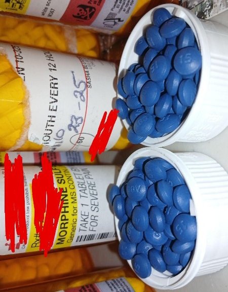 Morphine 15mg USA Script ABG brand.